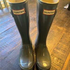 Girls Hunter Boots, Gray